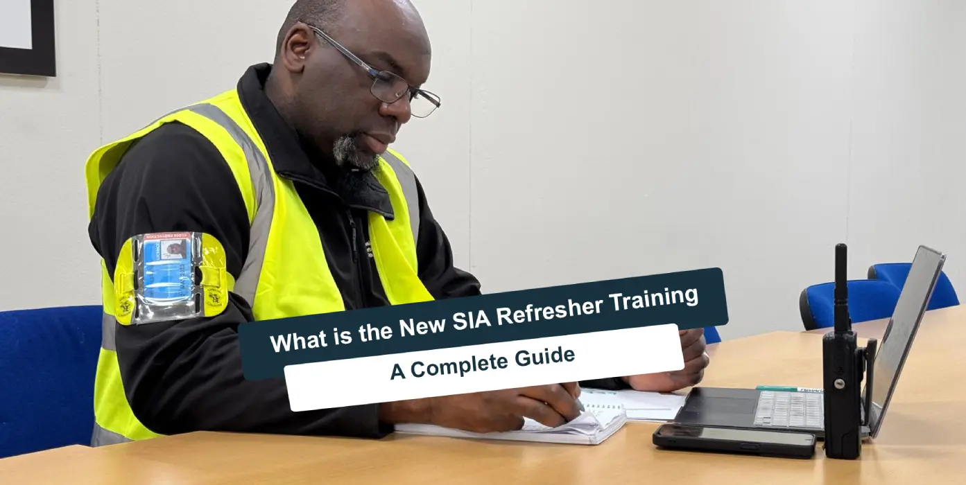 Door supervisors on an SIA refresher course