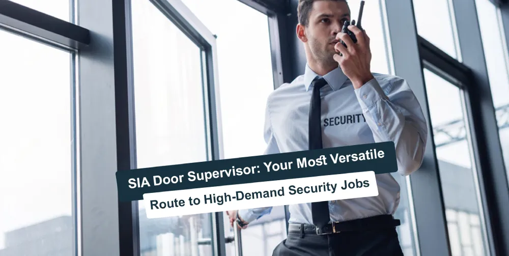 SIA Door Supervisor course for high-demand security jobs